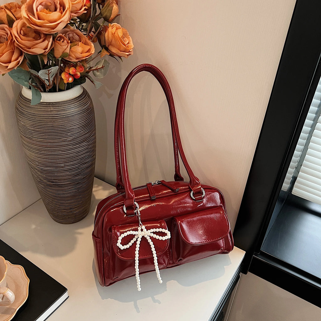 Trendy Korean Bow Shoulder Bag for Women