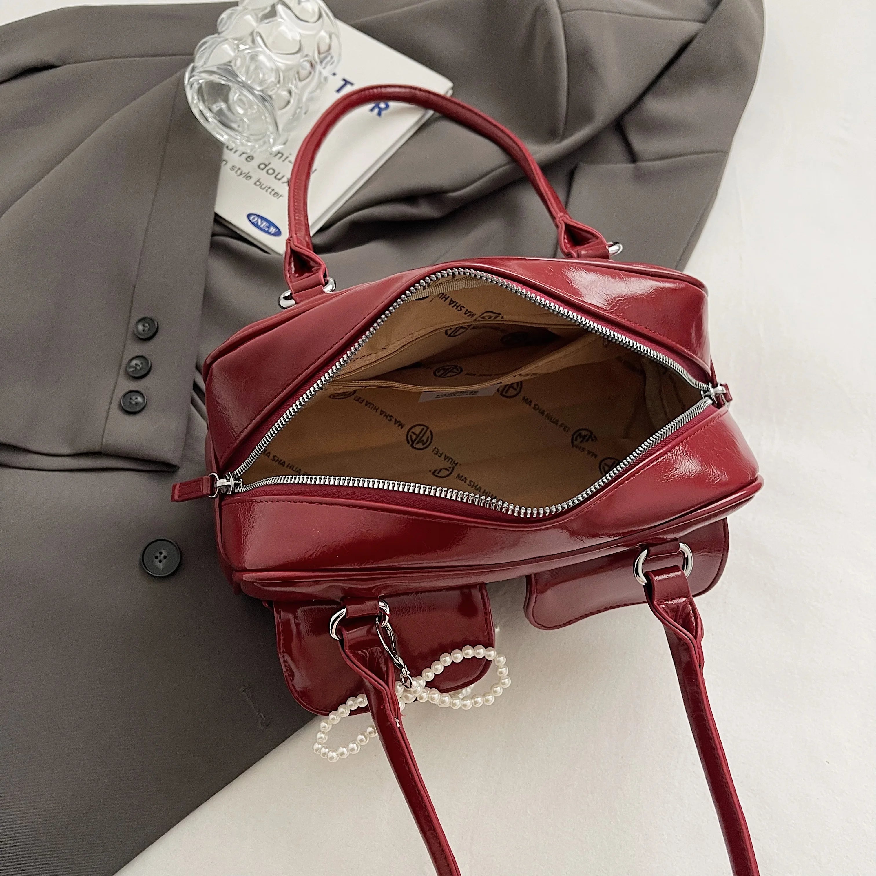 Trendy Korean Bow Shoulder Bag for Women